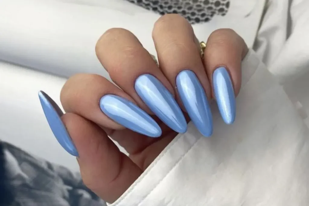 Unhas azul serenity