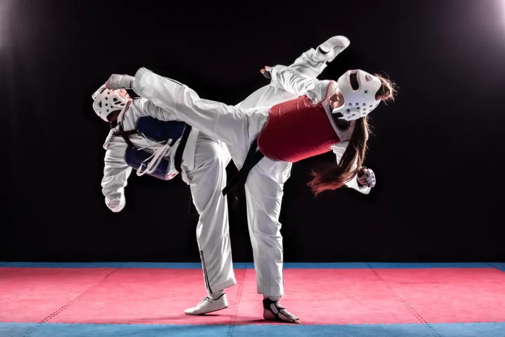 Luta de Taekwondo