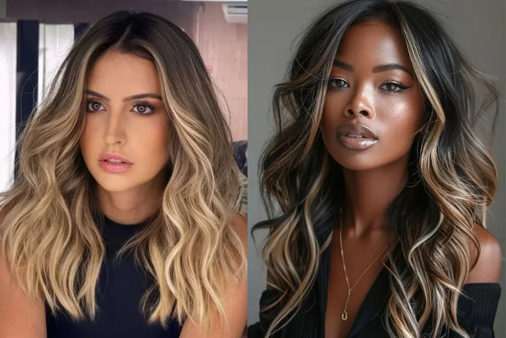 Técnica de coloração de cabelo Ombre e Balayage