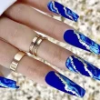 Esmalte Azul 8 Tons Para Deixar Suas Unhas Irresistíveis - Unhas azul royal decoradas