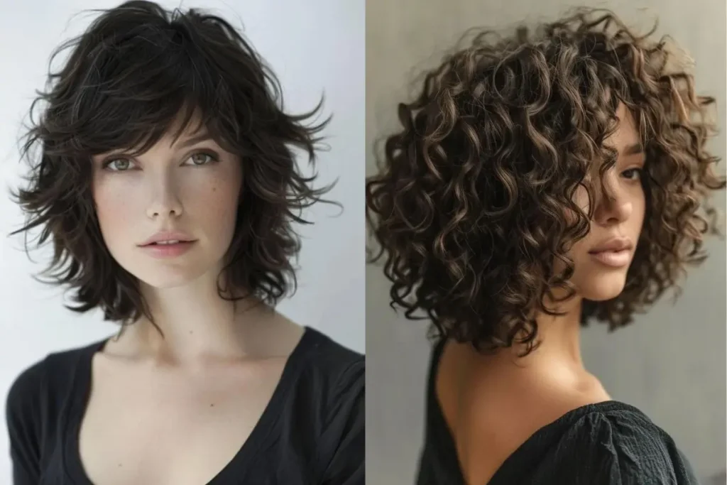 Dois cortes de cabelo feminino