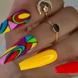 Manicure e Pedicure 7 Dicas Para Cuidar das Unhas no Verão - Unhas coloridas