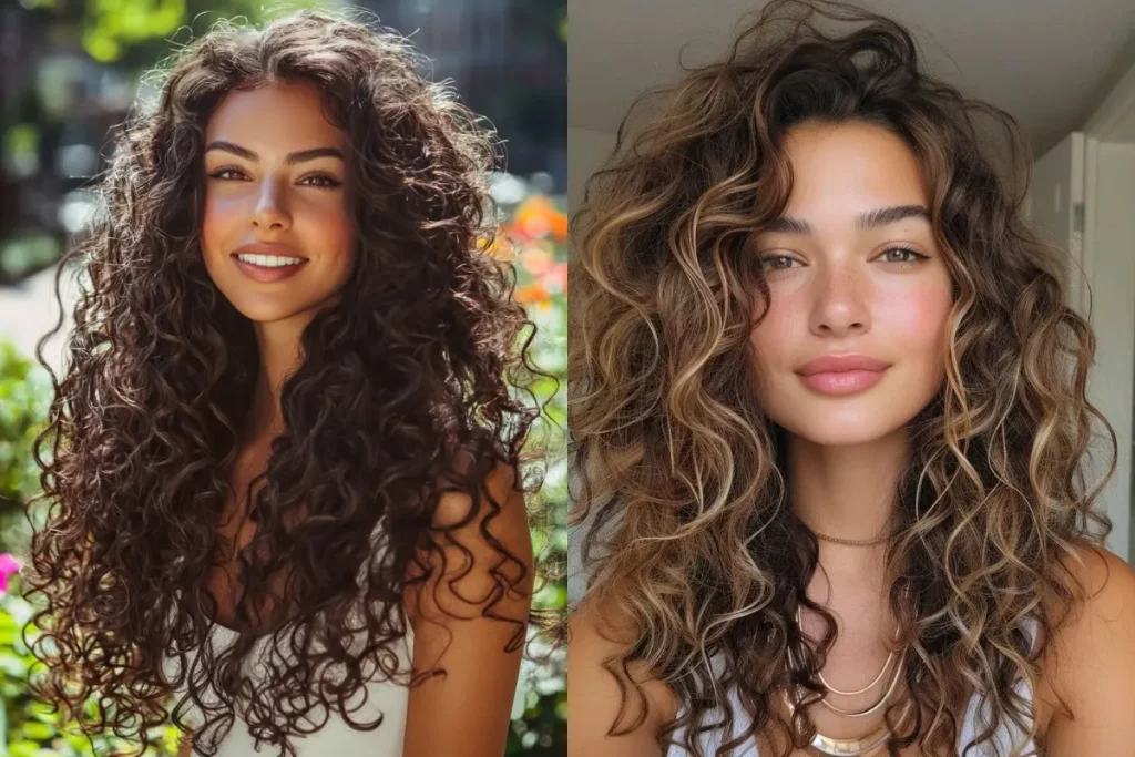 Duas mulheres com cabelos naturais lindos