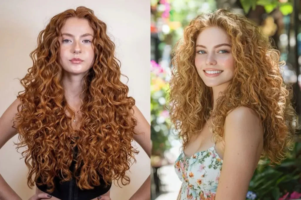 Mulheres ruivas com cabelos naturais