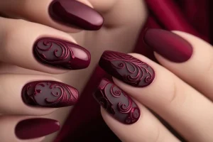 Unhas de Inverno 5 Tons Elegantes e Sofisticados - unhas cor de vinho