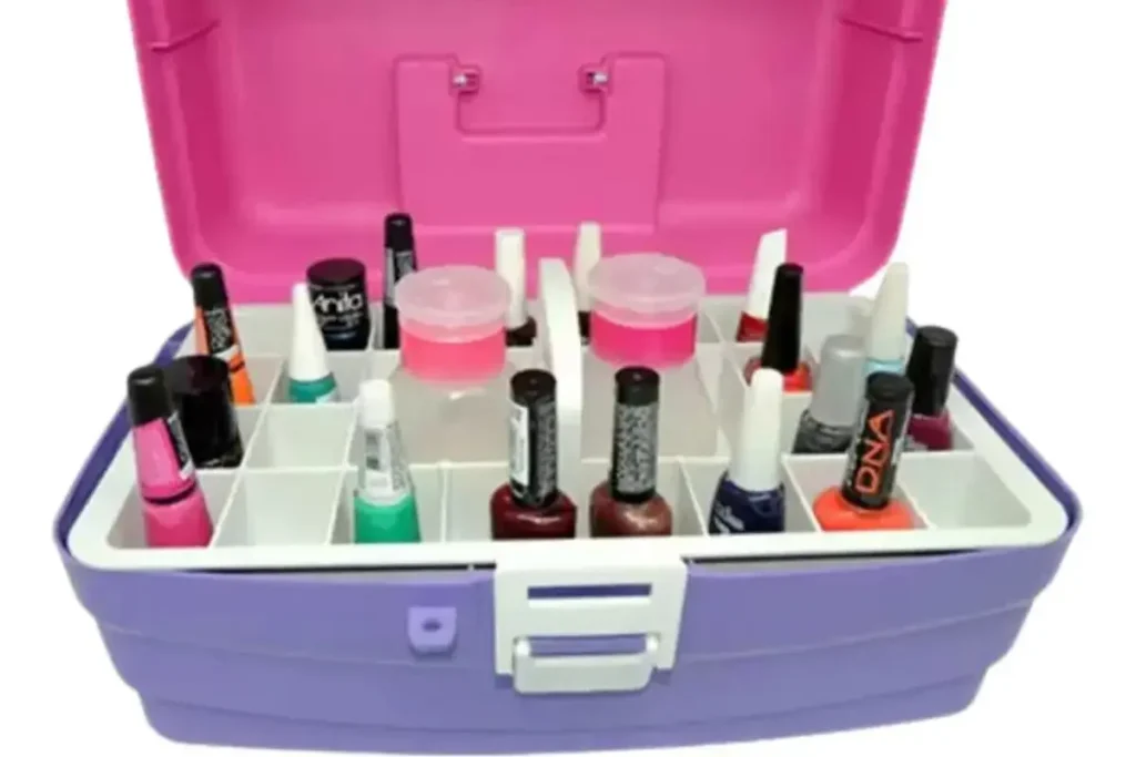 Caixa organizadora de esmaltes