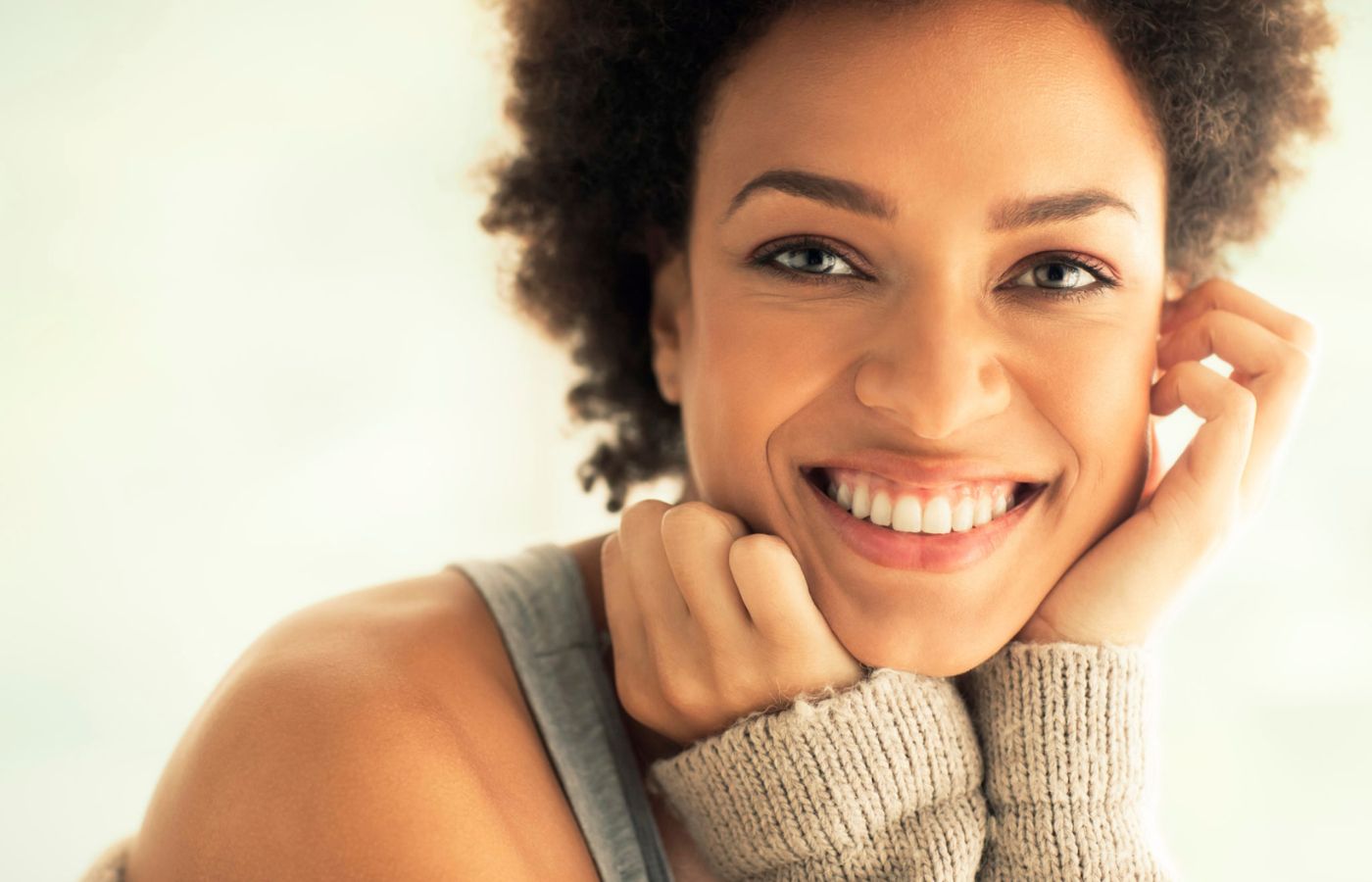 Mulher sorrindo