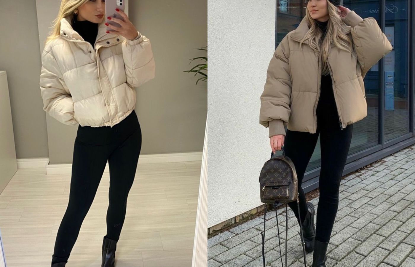 Mulheres usando calça legging