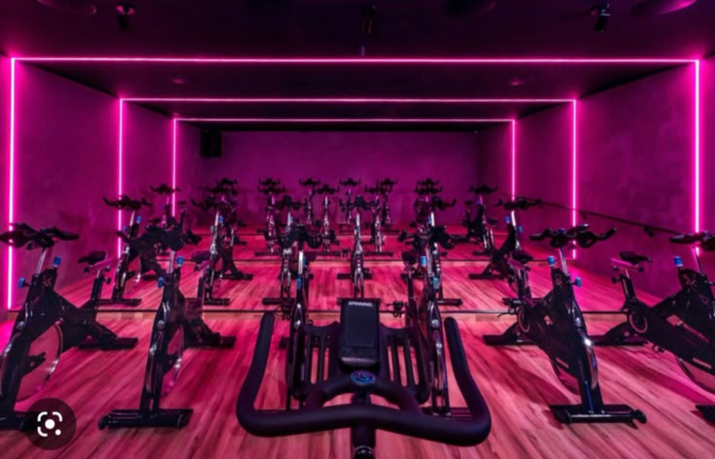 Sala de aula de bike spinning